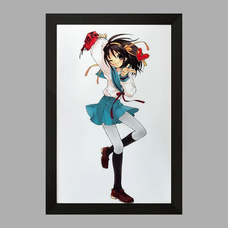 تابلو خندالو مدل هاروهی انیمه ناپدید شدن هارومی سوزومیا The Disappearance of Haruhi Suzumiya  کد 23114