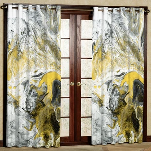 پرده مدل مخمل پانچی کد 4101T2 سایز 200x140 سانتی متر