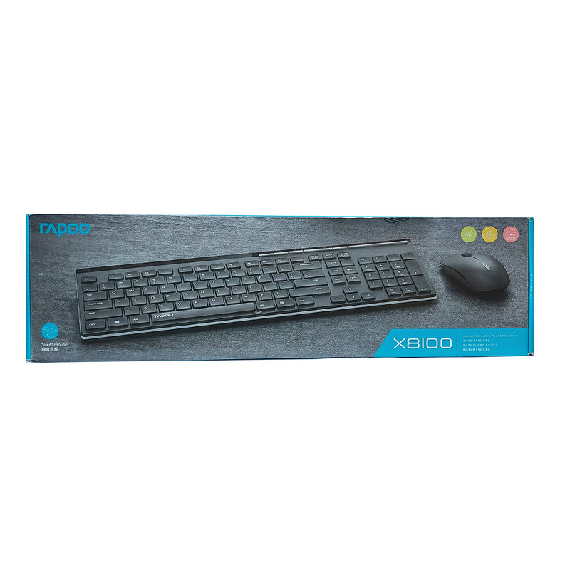 کیبورد و ماوس بی‌سیم رپو مدل X8100 2