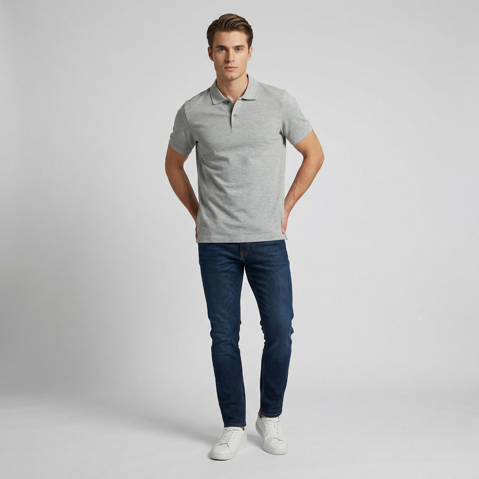 پولوشرت آستین کوتاه مردانه باینت مدل 370-15 - - 8