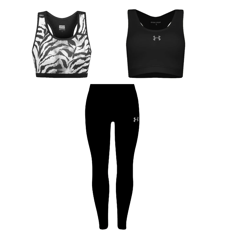 ست سه تکه لباس ورزشی زنانه مدل 1902-1801-4101