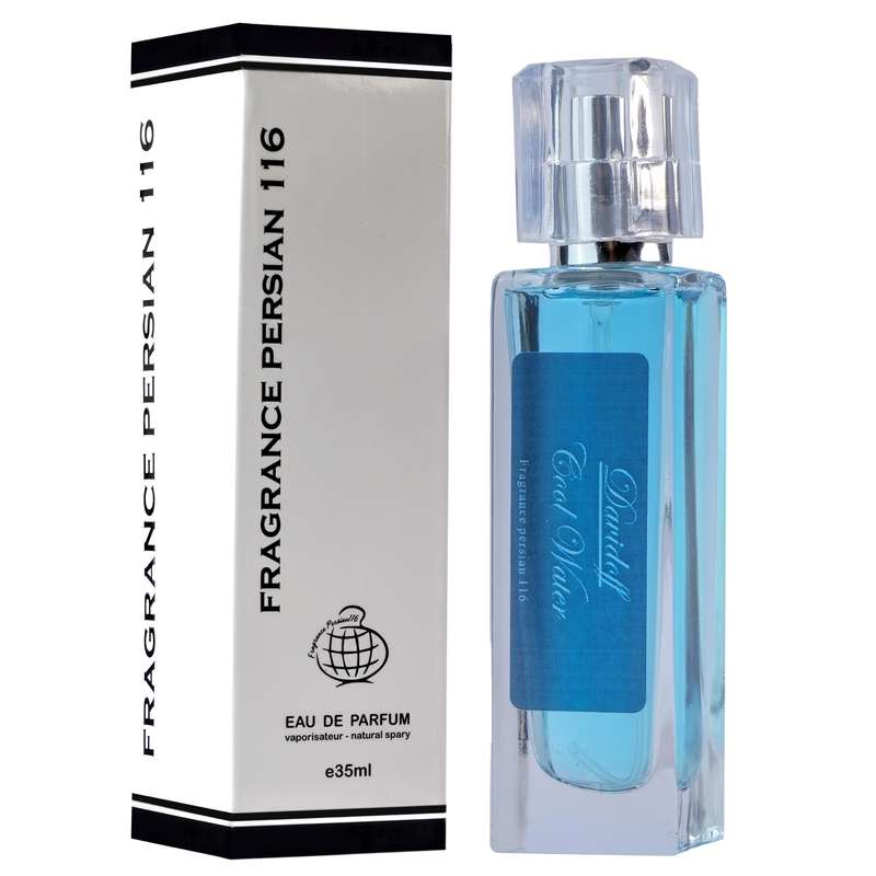 ادو پرفیوم مردانه فراگرنس پرشیا 116 مدل دایویدف کول واتر با رایحه خنک  حجم 35 میلی لیتر