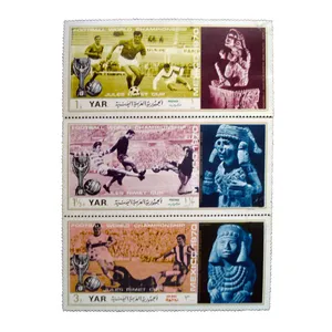 تمبر یادگاری مدل فوتبال کد bc-1111 مجموعه 4 عددی