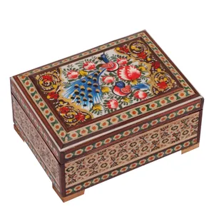 جعبه جواهر خاتم کاری گالری گوهران مدل 497