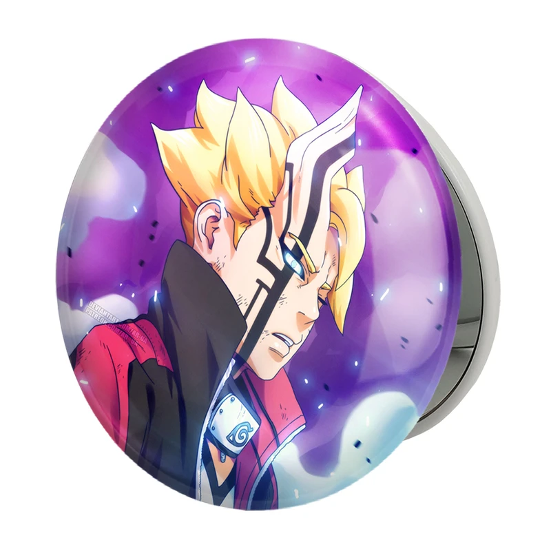 آینه جیبی خندالو طرح بوروتو اوزوماکی انیمه بوروتو Boruto مدل تاشو کد 15749 