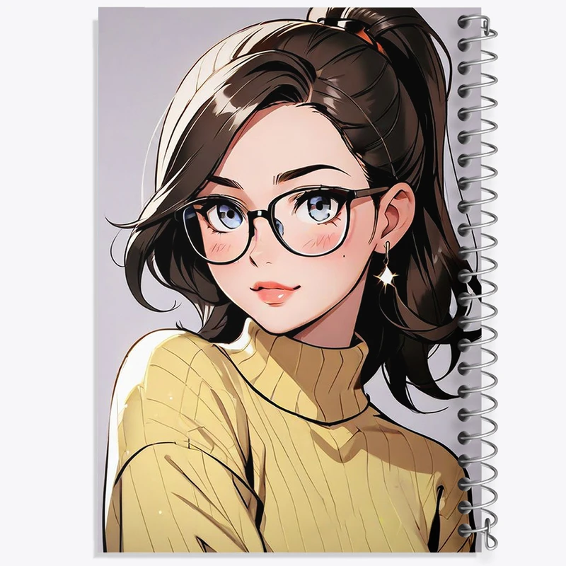 دفتر ژورنال نویسی 50 برگ خندالو مدل نقطه ای طرح دخترانه کد N2130