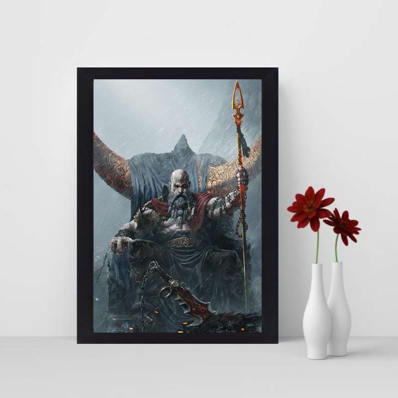 تابلو نوری گیم دکور طرح گاد آف وار مدل God of war 2 تابلو نوری گیم دکور طرح گاد آف وار مدل God of war 2