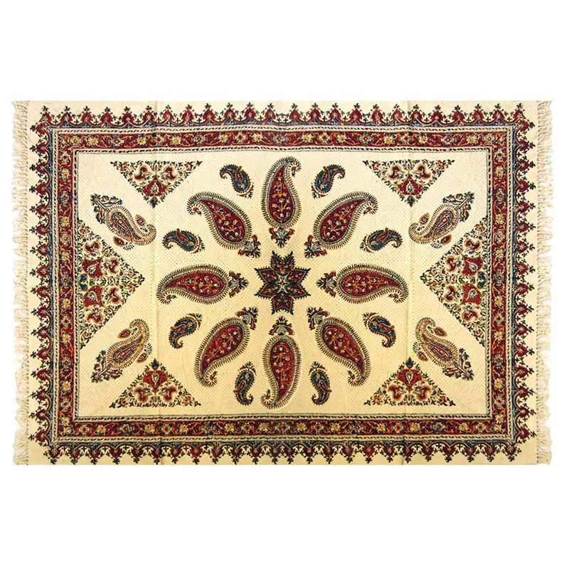 رومیزی قلمکار دن هوم طرح بته جقه کد D.150