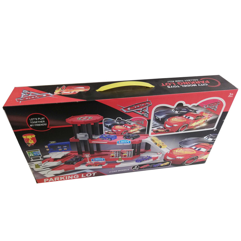 کیت ماشین بازی طرح مک کوئین مدل پارکینگ کد NO.553-320 مجموعه 4 عددی