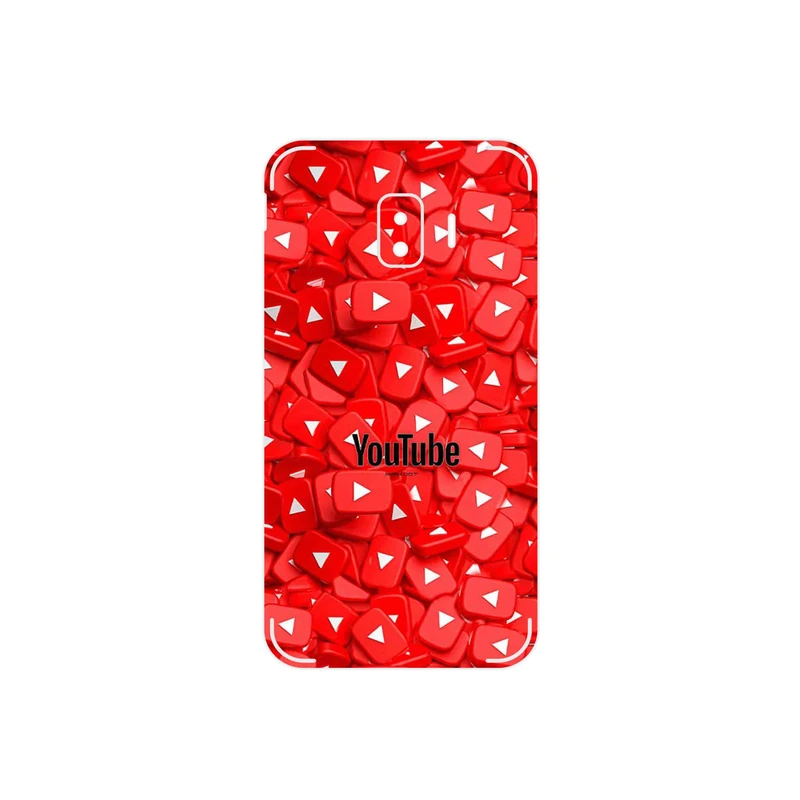 برچسب پوششی ماهوت مدل Youtube مناسب برای گوشی موبایل سامسونگ Galaxy J2 Core