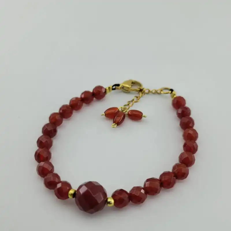 دستبند زنانه مدل سنگ آگات کد 3636