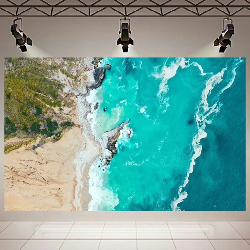 تابلو بوم مدل دریا و ساحل زیبا کد AR235