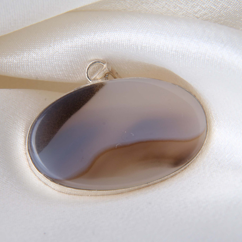 آویز گردنبند نقره زنانه مدل عقیق شجر کد PK_226