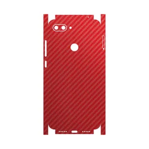 MAHOOT Red-Fiber-FullSkin Cover Sticker for Xiaomi MI 8 Lite