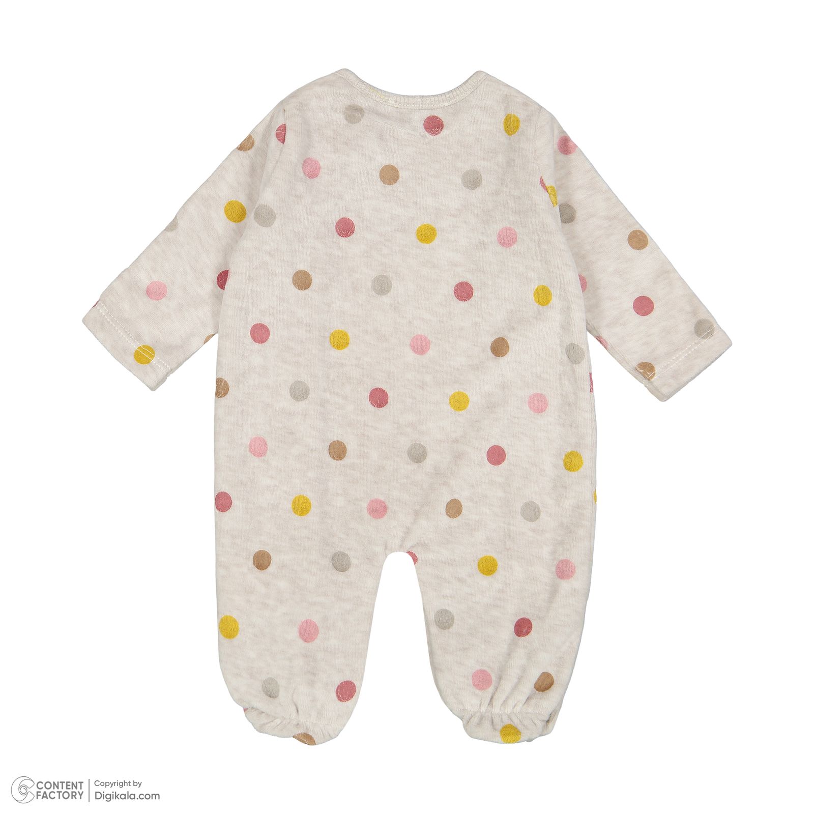 سرهمی نوزادی ایندیگو مدل کوکی کد 24109 به همراه کلاه -  - 5