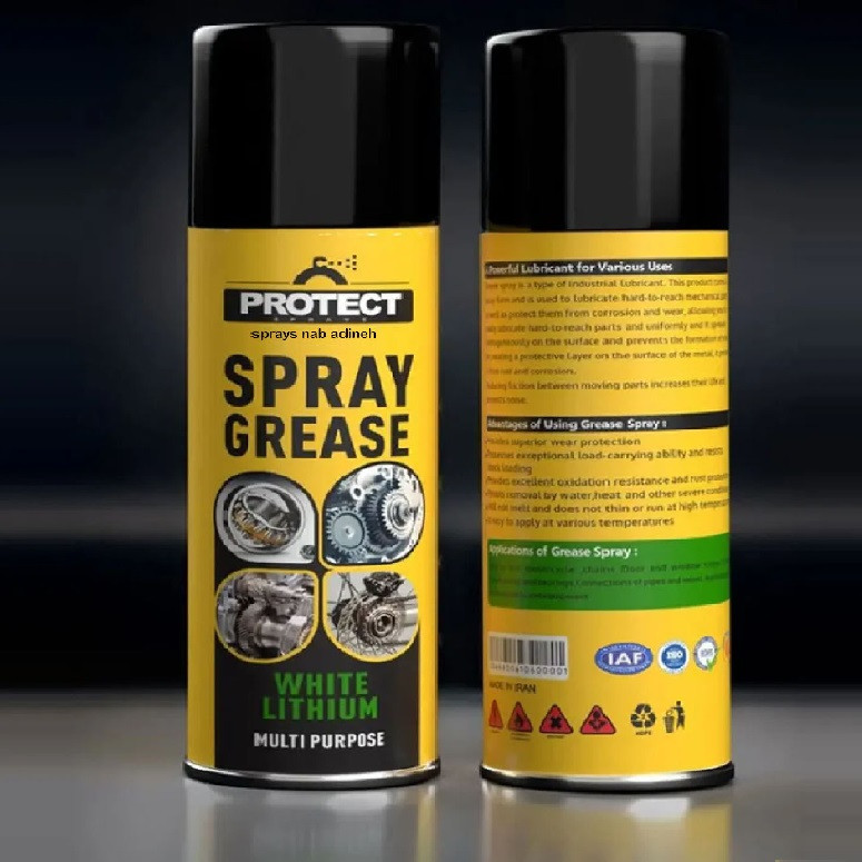 اسپری گریس پروتكت اسپريز ناب آدينه مدل Lithium حجم 450 میلی لیتر