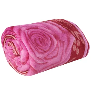 پتو طرح گل کد PJ-106573 سایز 195×260 سانتی‌متر
