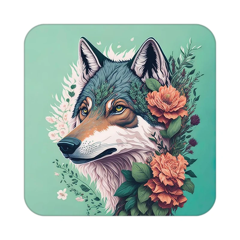 زیر لیوانی کاکتی طرح حیوانات رنگی مدل mp26979