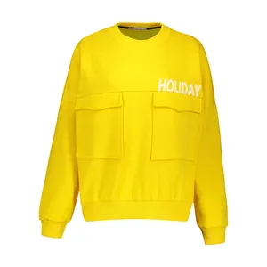 سویشرت زنانه هالیدی مدل A13301-YELLOW