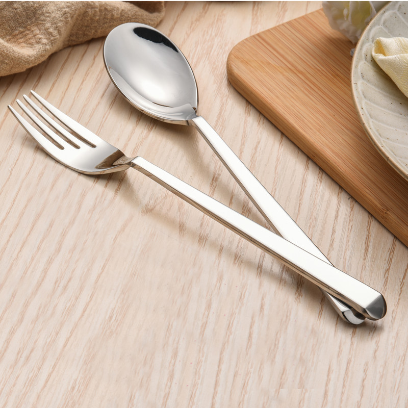قاشق و چنگال جی فی نی مدل G-01 مجموعه 2 عددی قاشق و چنگال جی فی نی مدل G-01 مجموعه 2 عددی