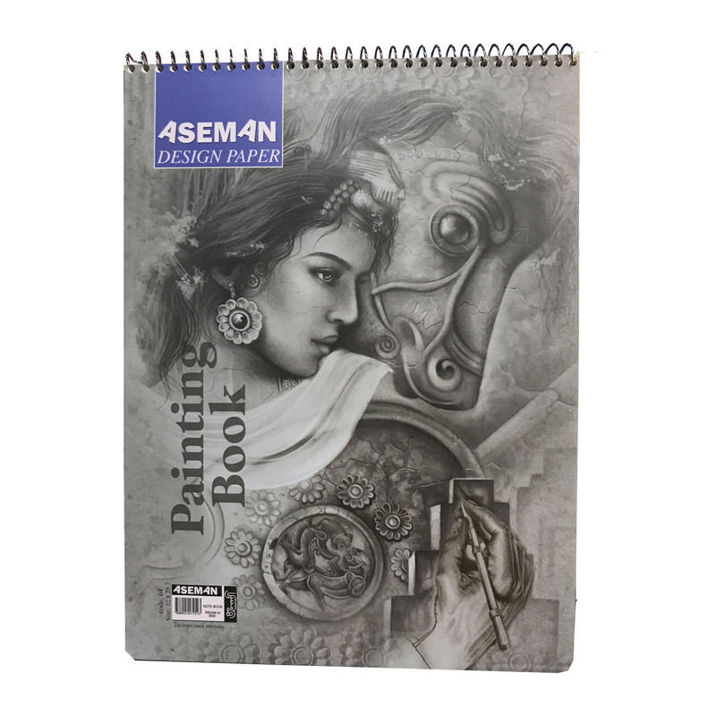 دفتر طراحی 50 برگ آسمان مدل S02 کد 02