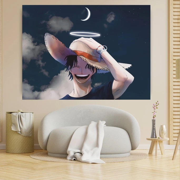 پوستر پارچه ای طرح انیمه وان پیس - One Piece مدل SDP72318