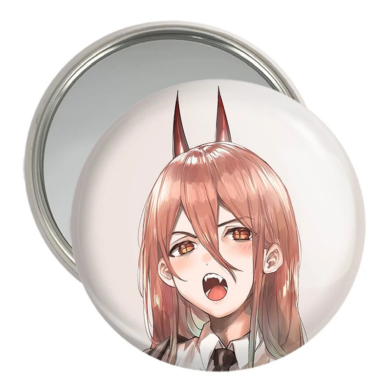 آینه جیبی خندالو مدل پاور انیمه مرد اره ای Chainsaw Man  کد 22316