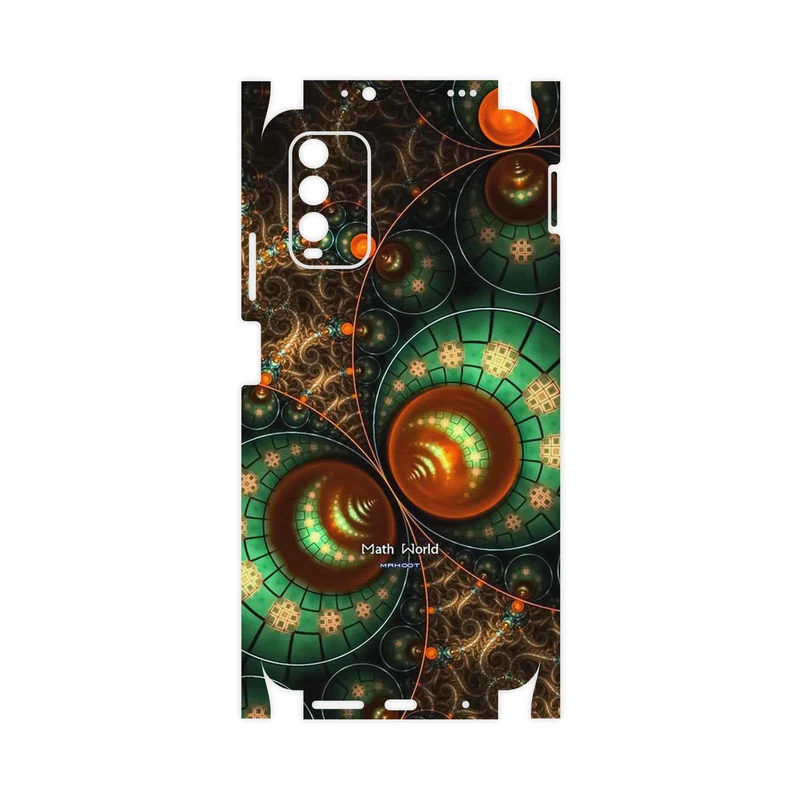 برچسب پوششی ماهوت مدل Mathematical Geometric Shape 3-FullSkin مناسب برای گوشی موبایل شیائومی Redmi 9T