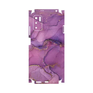 MAHOOT Purple Marble-FullSkin Cover Sticker for Xiaomi Redmi Note 10 5G