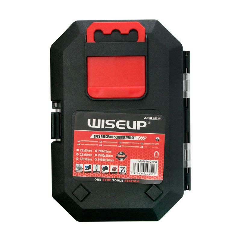 پیچ گوشتی ساعتی وایزآپ مدل 090301 بسته 6 عددی پیچ گوشتی ساعتی وایزآپ مدل 090301 بسته 6 عددی