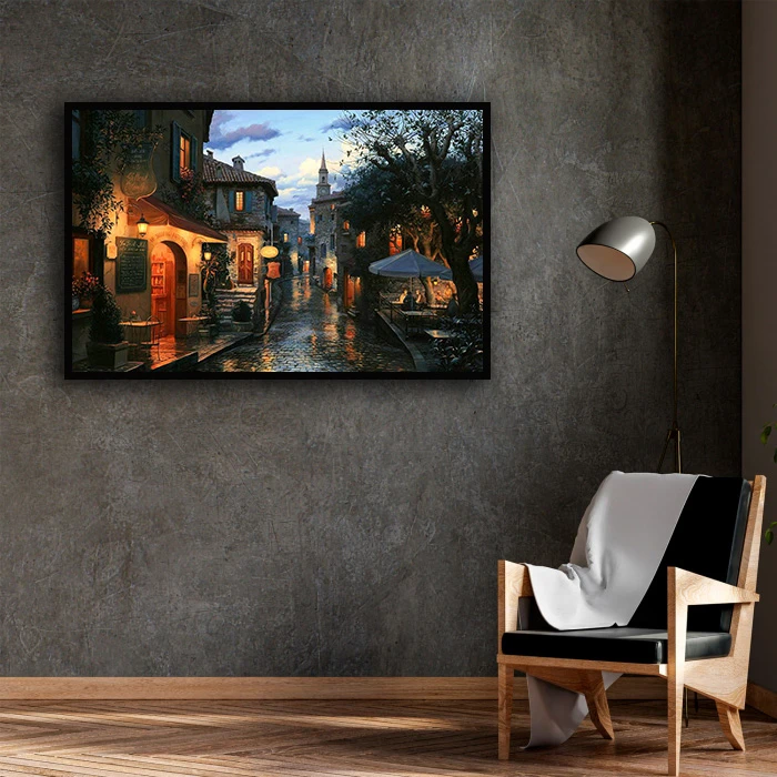 تابلو نوری بکلیت طرح منظره شهری مدل B-D1762