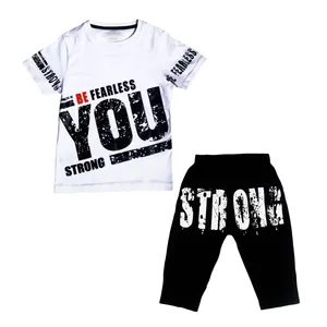 ست تی شرت و شلوارک بچگانه مدل 10101-2