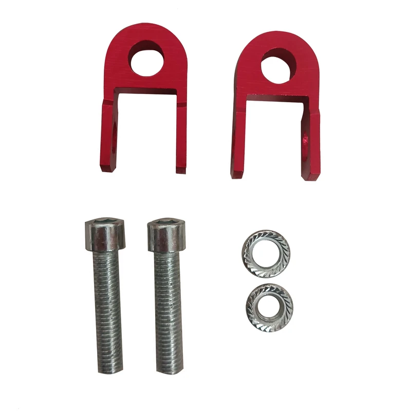 اسپیسر ارتفاع دهنده کمک موتور سیکلت گلد پارت مدل SML_RD مناسب برای هوندا CDI مجموعه 6 عددی