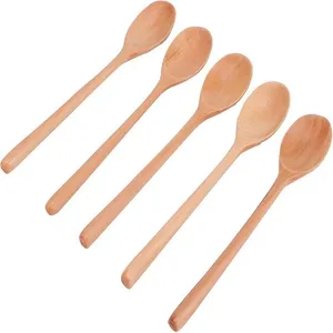 قاشق چوبی مدل LY-O5 بسته 5 عددی