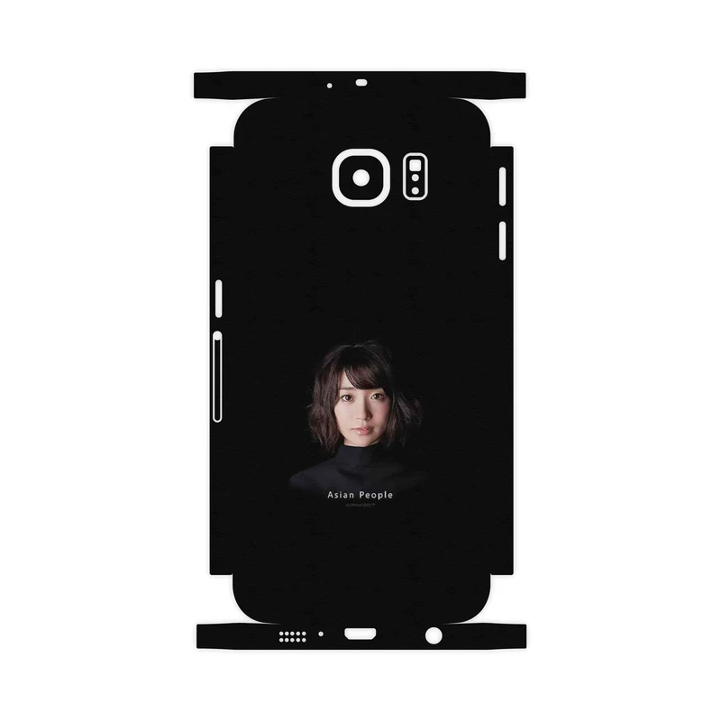 برچسب پوششی ماهوت مدل Portrait of an Asian Woman-FullSkin مناسب برای گوشی موبایل سامسونگ Galaxy S6
