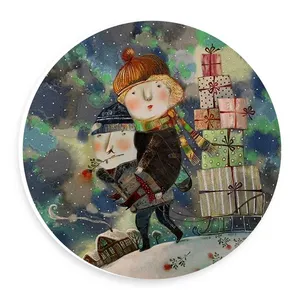  دیوارکوب طرح عشاق و جعبه های هدیه مدل wtb768