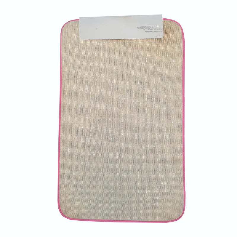 زیر پایی حمام مدل مستطیل طرح گلدار کد SM01 سایز 50*80 سانتی متر