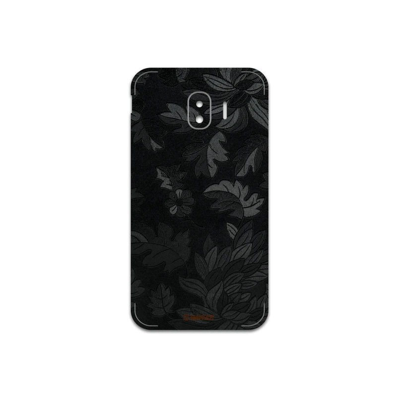 برچسب پوششی ماهوت مدل Black-Wildflower مناسب برای گوشی موبایل سامسونگ Galaxy J2 Pro 2018