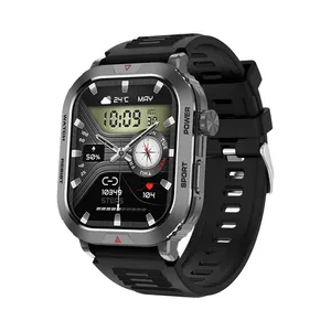 ساعت هوشمند 42 میلی متری توزو مدل CR017 با بند استیل به همراه 2 بند سیلیکون و برزنتی