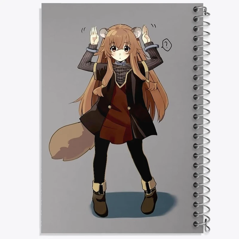 دفتر شطرنجی 50 برگ خندالو طرح رافتالیا انیمه ظهور قهرمان سپر کد 15958