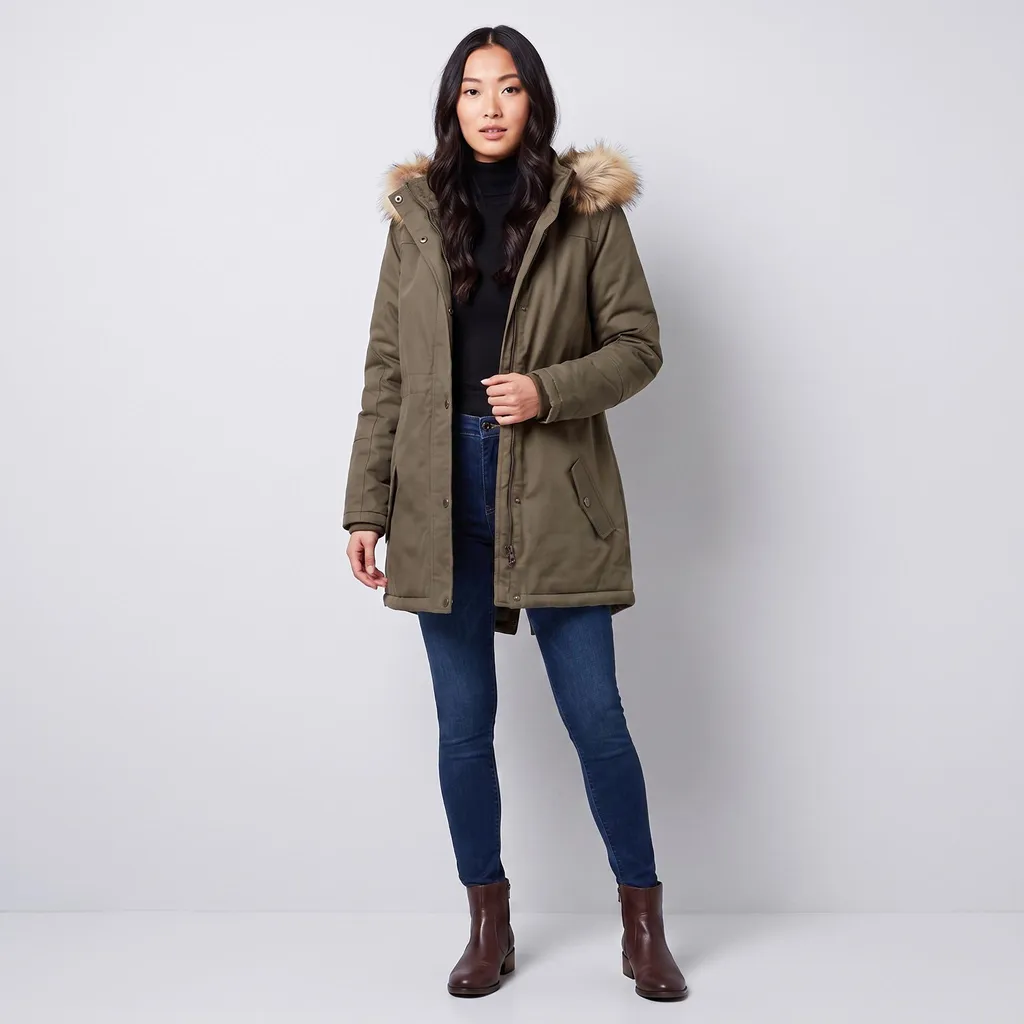 کاپشن زنانه اسمارا مدل PARKA2020