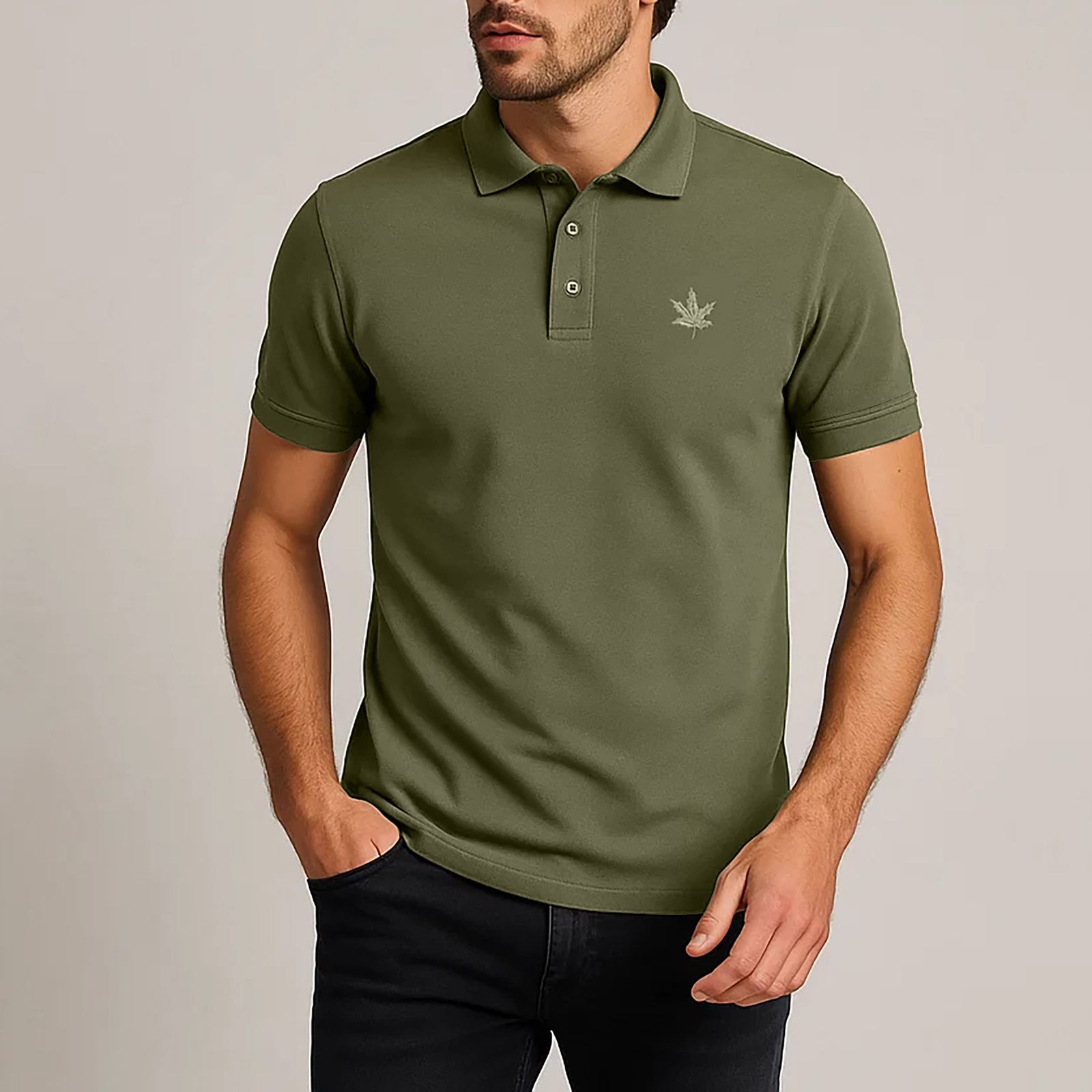 پولوشرت آستین کوتاه مردانه تریکو پاییزان مدل PB300 - - 80