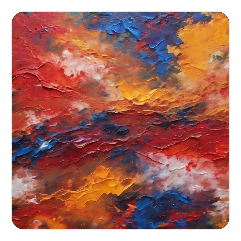 مگنت کاکتی طرح نقاشی رنگ روغن مدل mp69460