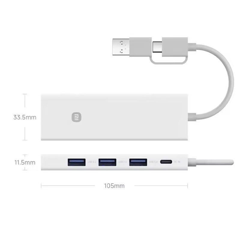 هاب 5 پورت USB-C / USB شیائومی مدل XMSTFXQ01YM
