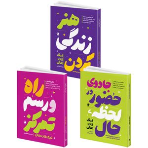 کتاب هنر زندگی کردن و جادوی حضور در لحظه حال و راه و رسم تمرکز اثر تیک نات هان انتشارات هیتا 3 جلدی