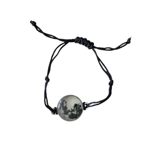 دستبند زنانه مدل ماه شب تاب