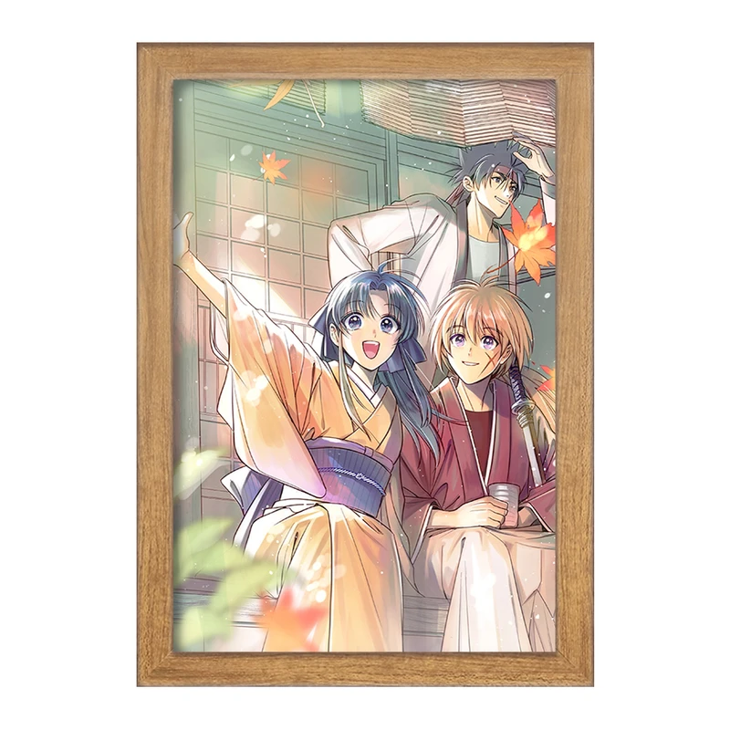 تابلو خندالو مدل انیمه رورونی کنشین کد 34878