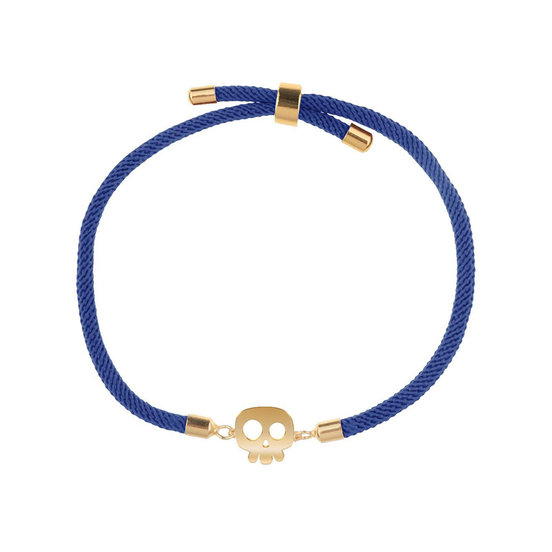 دستبند طلا 18 عیار زنانه مدوپد مدل جمجمه کد D13-10320