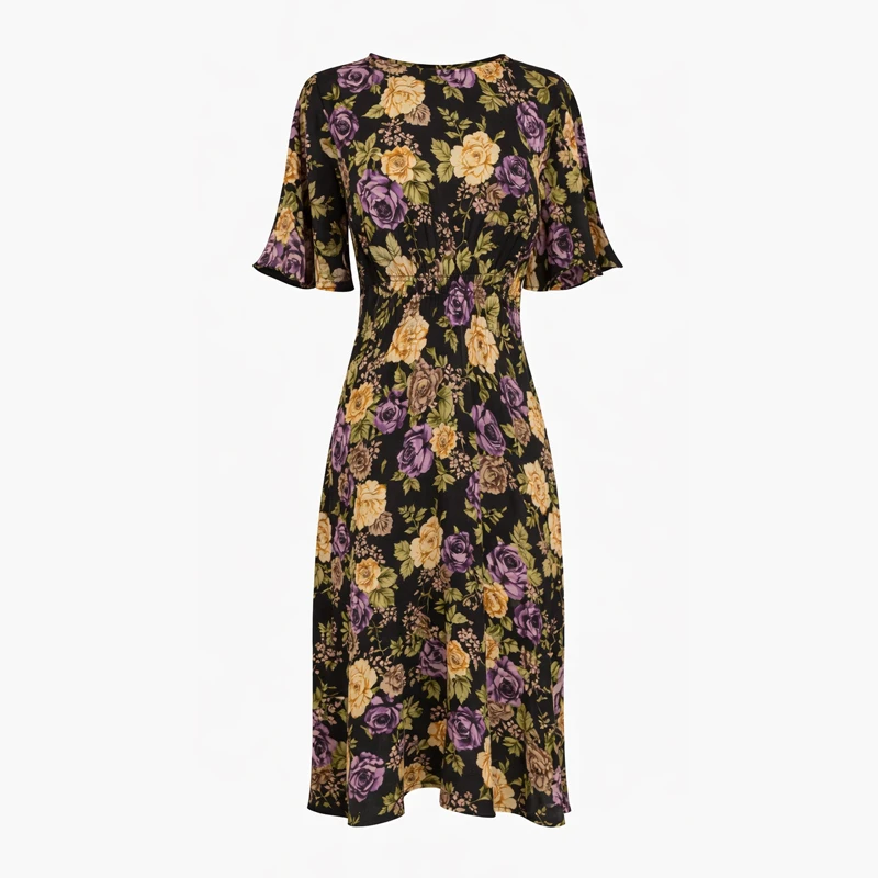 پیراهن یقه گرد زنانه نکست مدل 21440261