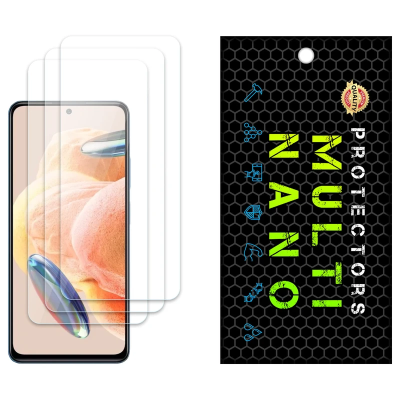 محافظ صفحه نمایش مولتی نانو مدل X-S3N مناسب برای گوشی موبایل شیائومی Redmi Note 12 Pro 4G  بسته سه عددی